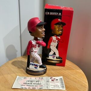 Pepsi Ken Griffey Jr. Bobblehead with Red and White Uniform